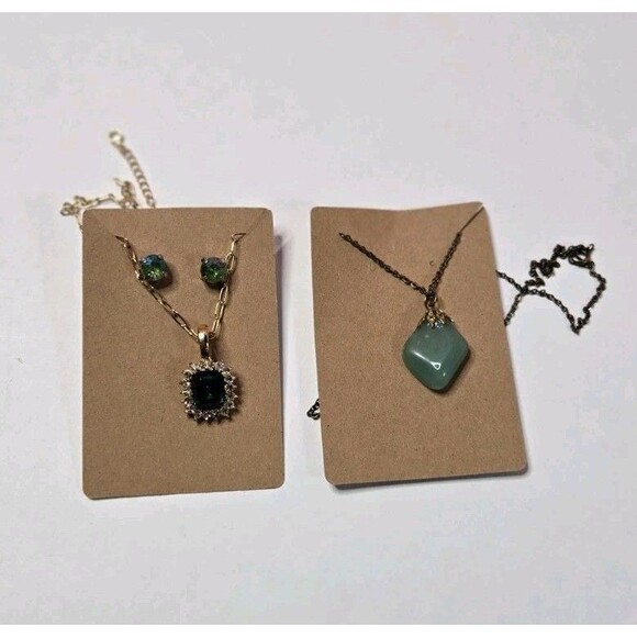 Jewelry Lot Green Garden Forest Fairy Theme Clean Curated Bundle Free Gift - Picture 15 of 16